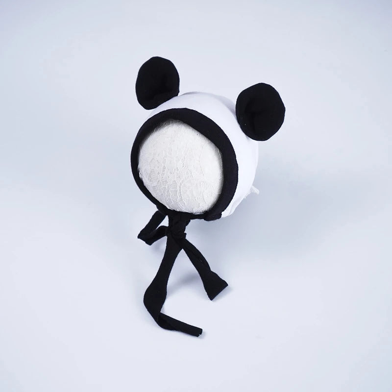 Newborn Baby Photography Clothing Sets Panda Theme Infant Boy Girl Photo Shoot Costumes Hat Romper Doll Outfits Clothes