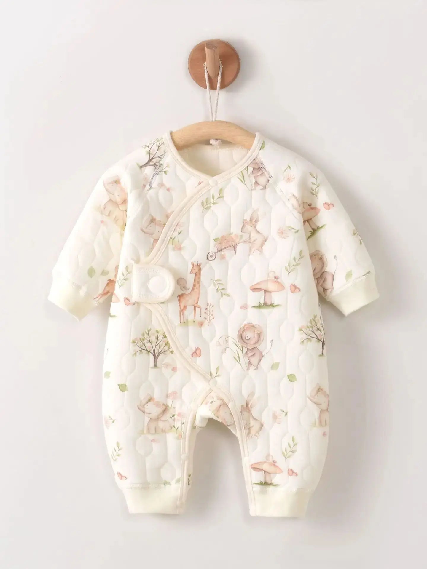 Spring And Autumn Baby a Class Cotton Velcro Onesie Baby Booty Coat Winter Underwear Newborn Cotton Clothes Belly Cover Onesie
