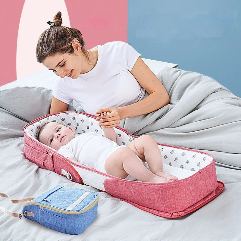 Mosquito Net Bassinet Foldable Breathable 2 In 1 Mummy Bag