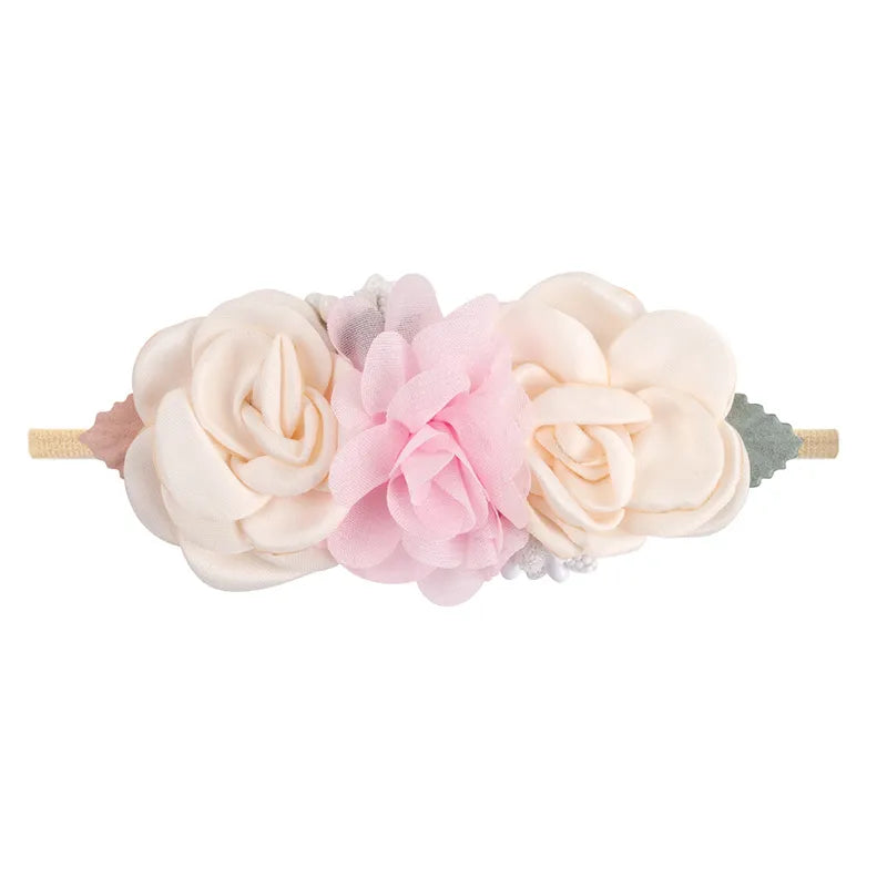 Baby Girl Newborn Elastic Flower Toddler Hair Band