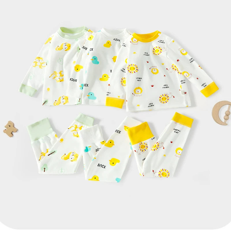 Cotton Underwear Set Infant Toddler Boy Girl Cartoon Printed 2 Pieces