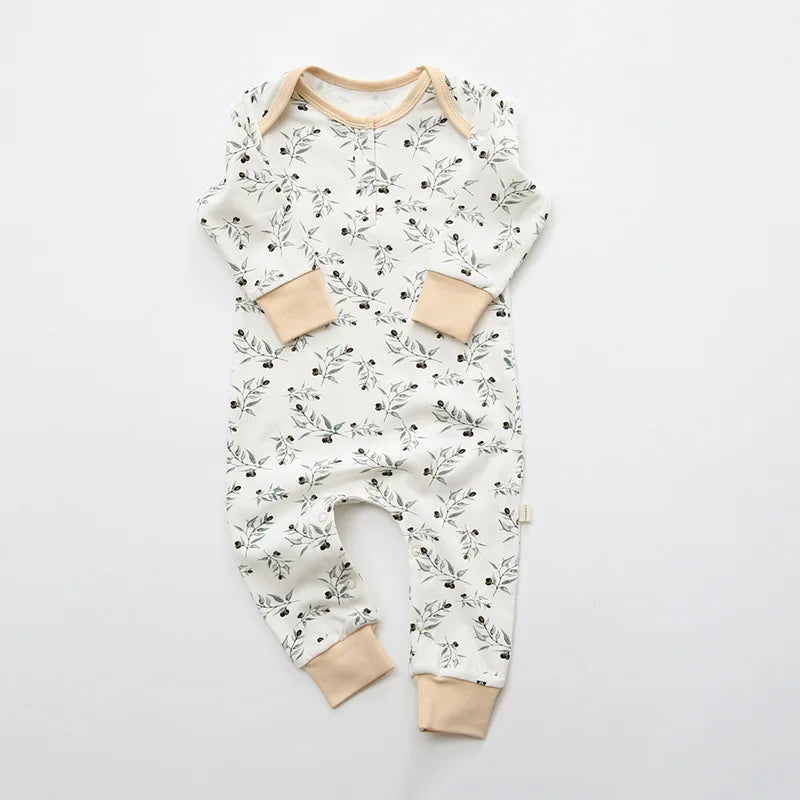 Nordic Style Cotton Comfortable Baby Autumn Bodysuit