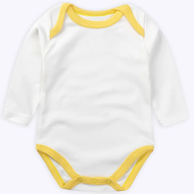 Baby Long Sleeve Bodysuits Newborn 100% Organice Cotton