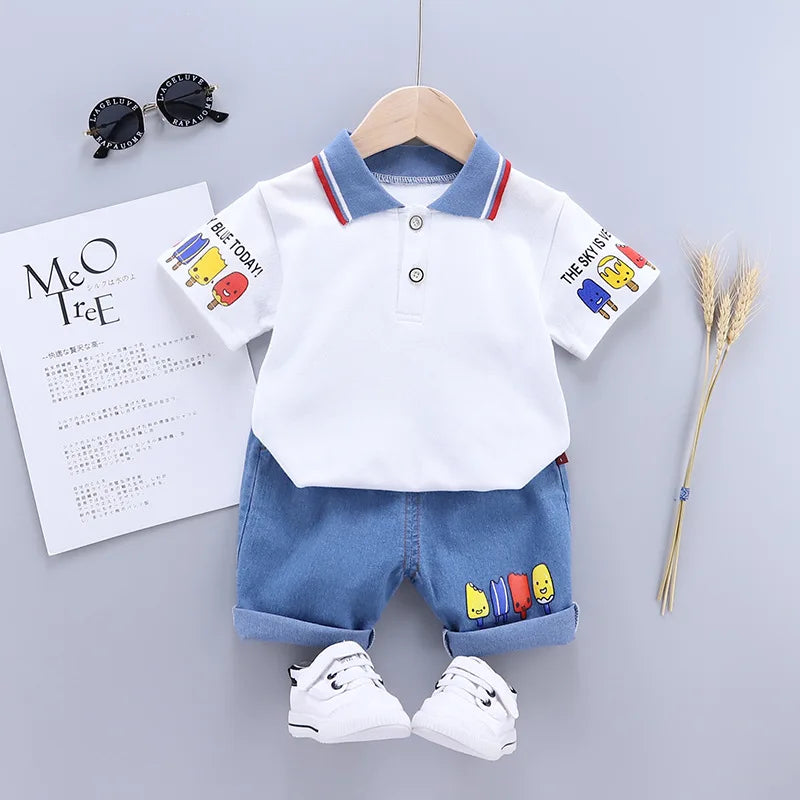 Summer Fashion Baby Boy Clothes Sets