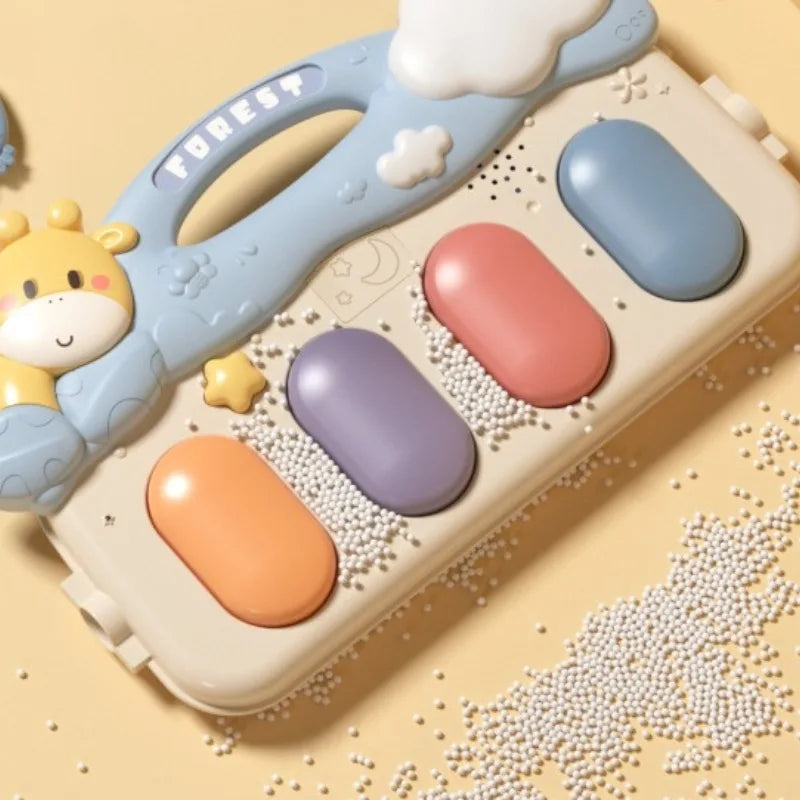 Baby Music Rack Play Mat Puzzle Carpet With Piano Keyboard Kids Infant Playmat Gym Crawling Activity Rug Toys Crawling Game Pad