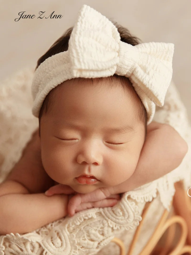Newborn baby headband plastic flower props