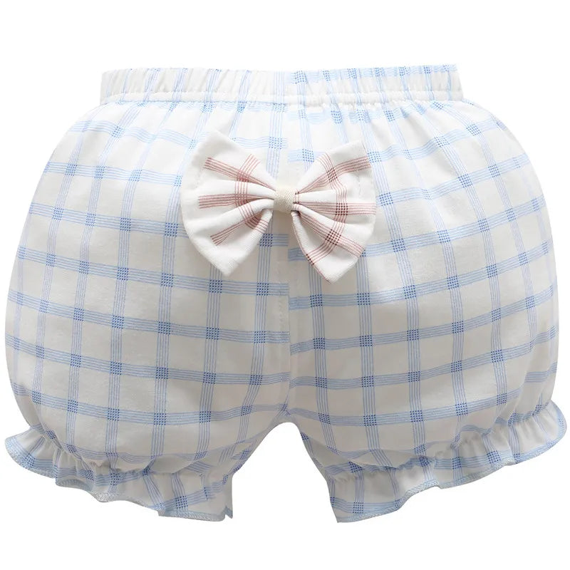 Clearance 100%Cotton Baby Underpants Kids Girl Infant Fashion Stripe Bow Panties For Children High-Quality Shorts Gifts