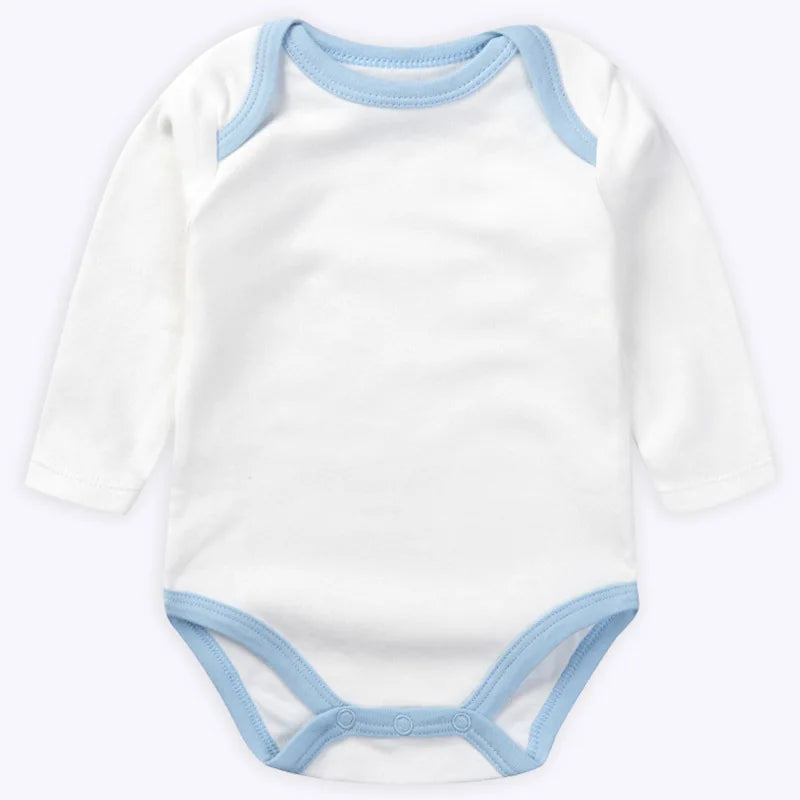 Baby Long Sleeve Bodysuits Newborn 100% Organice Cotton