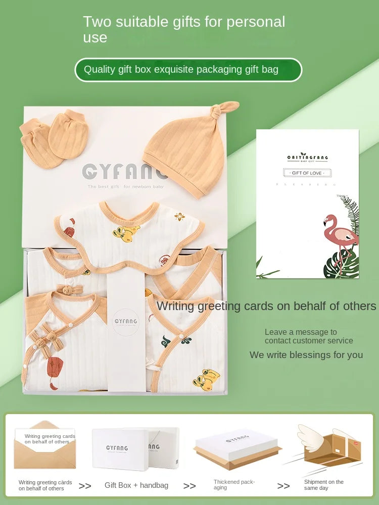 Newborn Gift Box Clothes for Baby's Full Moon