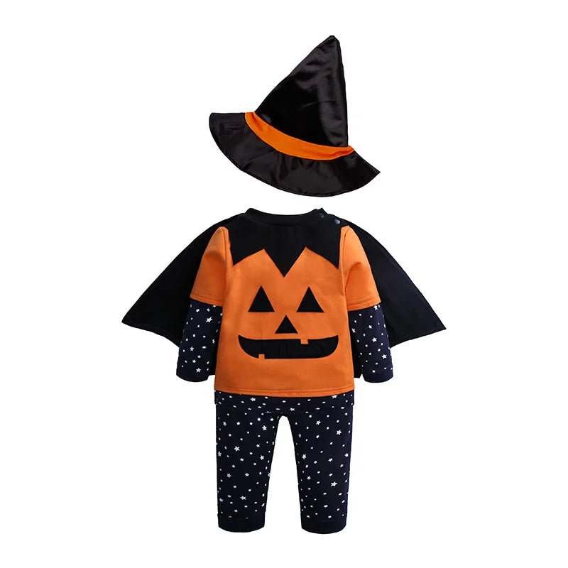 Halloween Costumes Baby Pumpkin Jumpsuit 0-3T