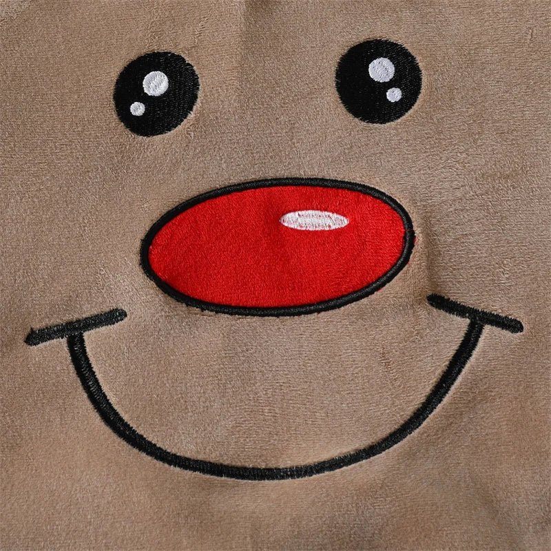 Christmas Baby Boys Girls Cape Autumn Festival Party Clothing Baby Windbreak Mantle Elk Design Lovely Hooded Cloak