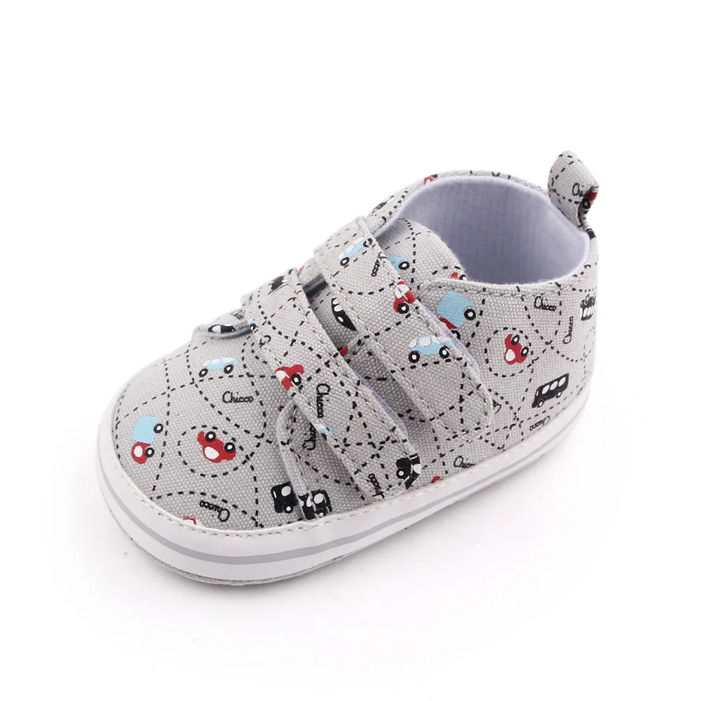 Brand Infant Baby Boys Shoes Cotton Anti-slip Sole Soft Newborn Toddler Crib Shoes Sneaker First Walkers Shoe for 1 Year Old Boy