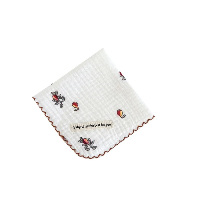 Cotton  Towel Newborn Baby Items Muslin Baby Bibs Handkerchief Soft Saliva Towel  Feeding Burp Cloths Facecloth