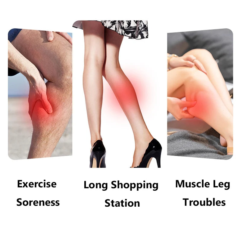 Leg Massager 360° Air Pressure Calf Massager Presotherapy Machine Household Massage Device Hot Compress Relax Leg Muscles