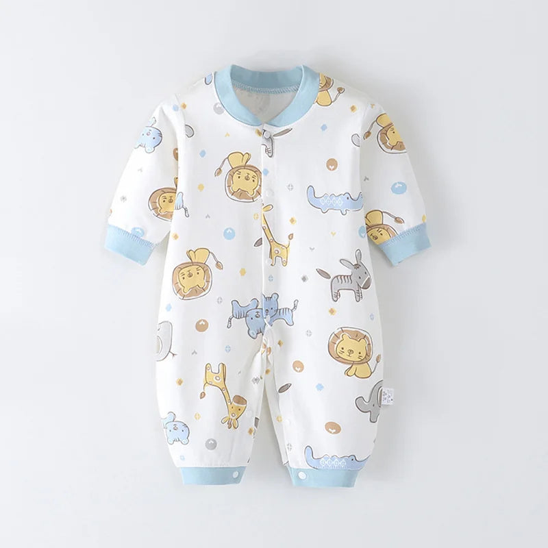 Baby Set 0-24M Neonatal Cartoon Breathable Bodysuit