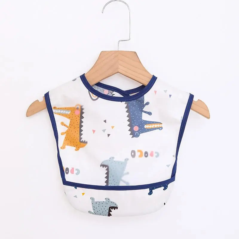 Baby Feeding Bib Apron Pocket Infant