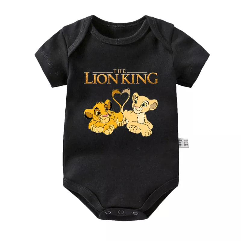 The Lion King Simba Print Infant Bodysuit Cotton