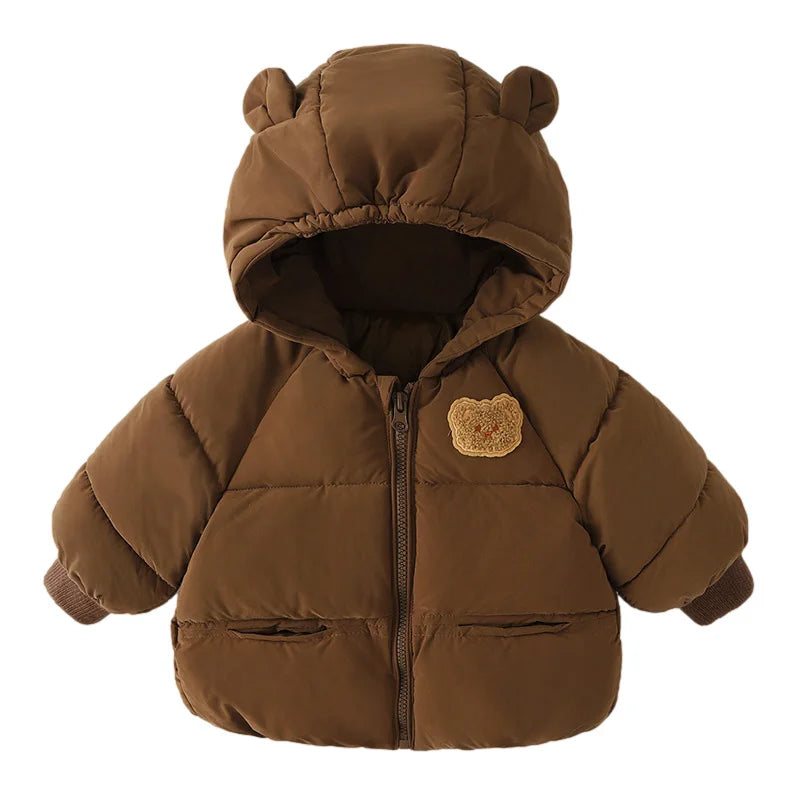 Cartoon Bear Baby Winter Coat Thicken Cotton Jacket