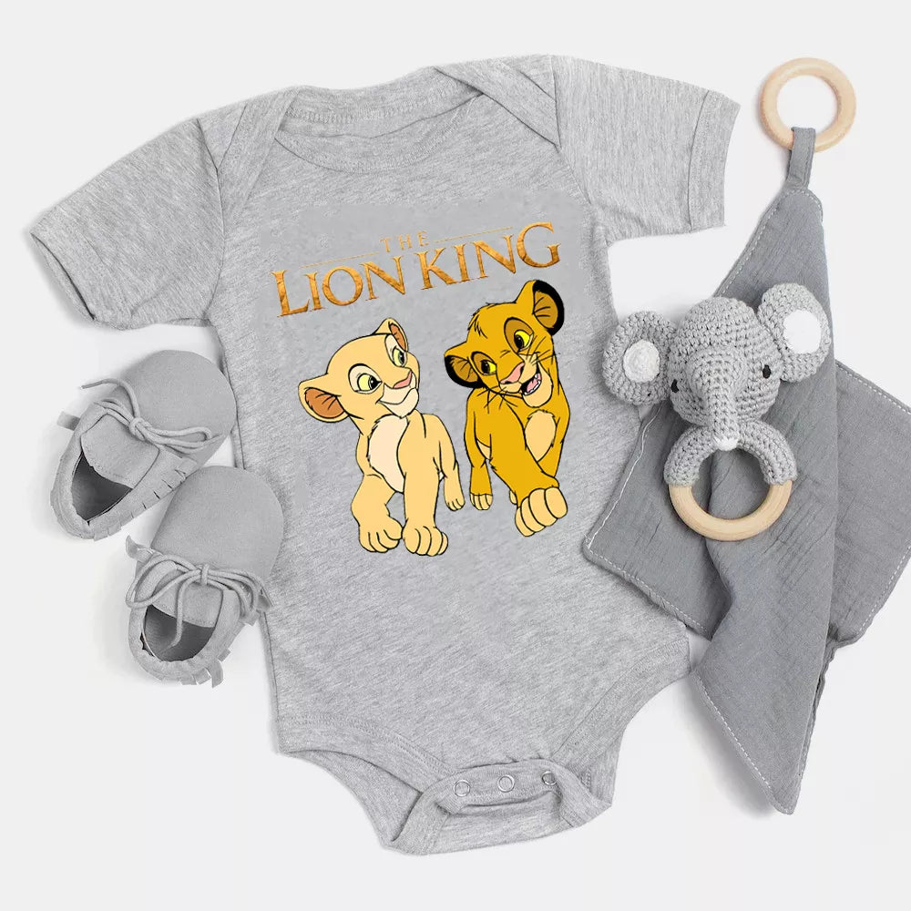 The Lion King Simba Print Infant Bodysuit Cotton