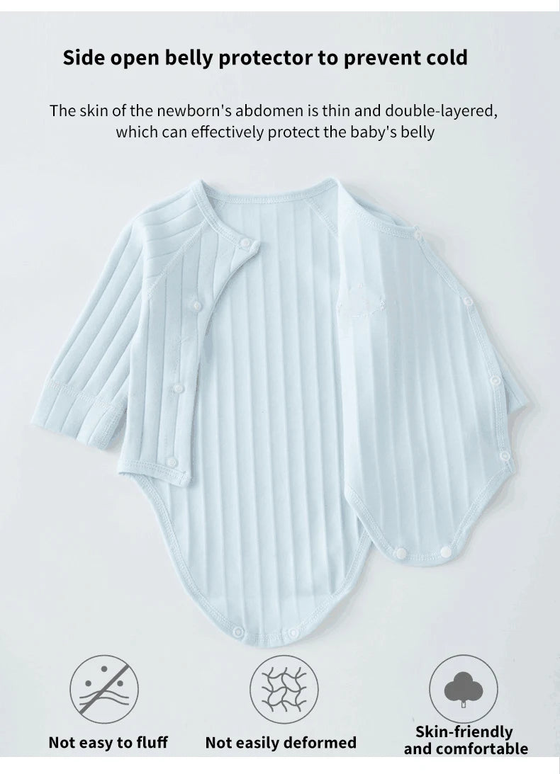 Newborns Bodysuit Bottoming clothes cotton long-sleeved