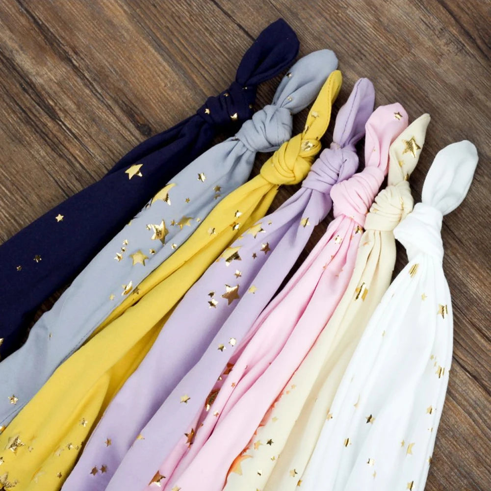Infant Starry Pattern Cap Photography Props Newborn Cotton Beanie Hat Baby Photo Shoot Studio Accessories Baby Souvenirs