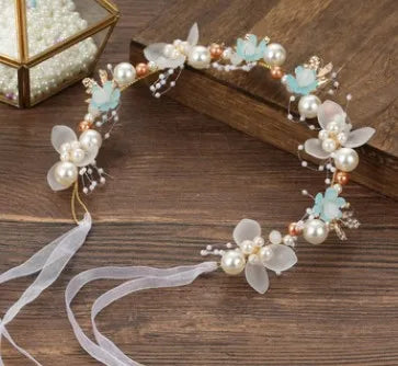 Baby Girls Princess Pink  Flower Headdress