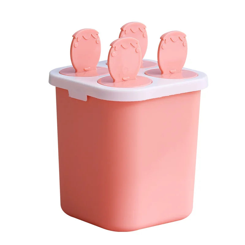 DIY Ice Cream Popsicle Mold Homemade Ice Box with Plastic Stick Icemaker Baby Food Supplement Tools Kitchen Gadgets