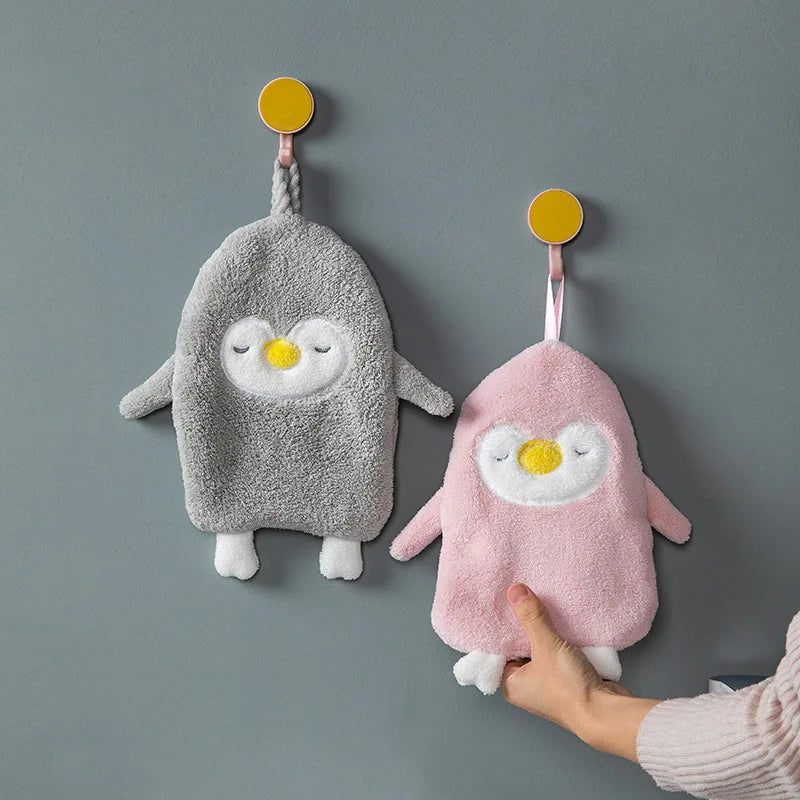 Soft Plush Penguin Bath Towel Baby Cartoon