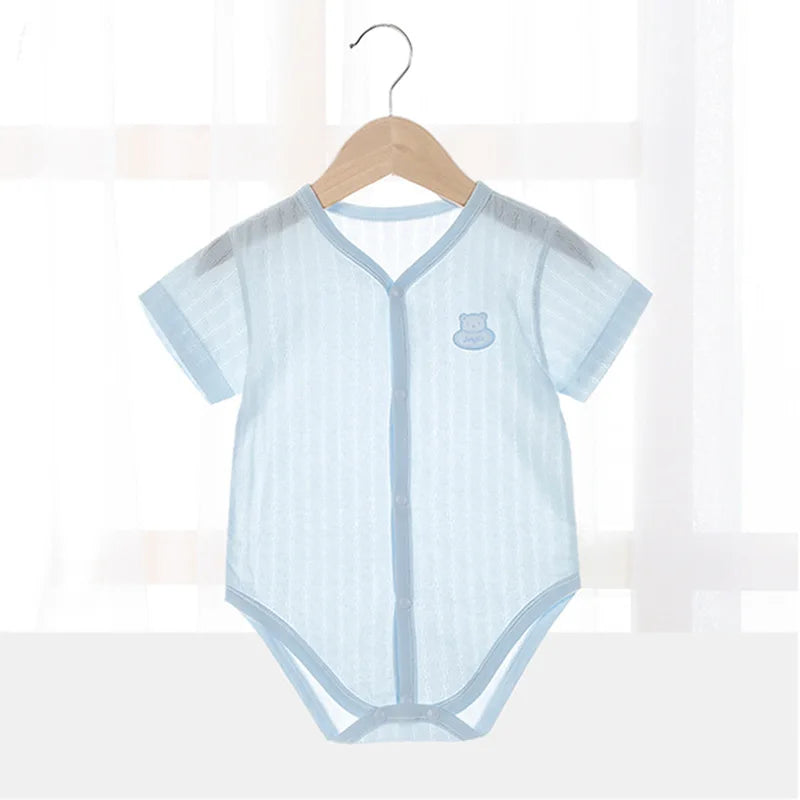 Newborn Baby Bodysuits for Summer Thin Outwear Clothes