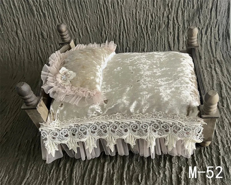 Newborn Photography Props Lace Retro Baby Mattress