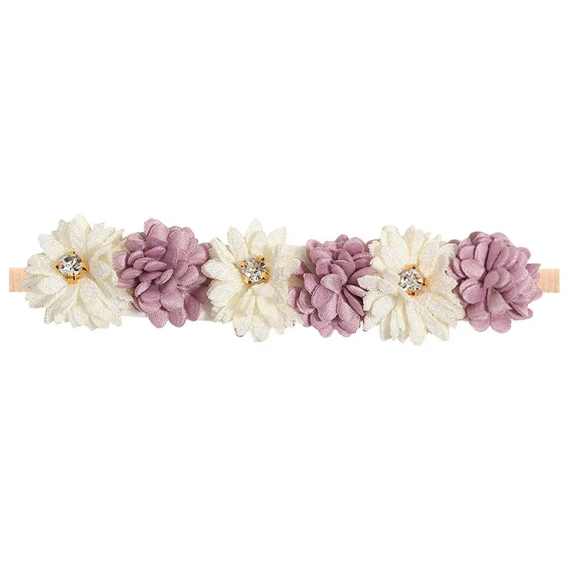 Baby Girl Newborn Elastic Flower Toddler Hair Band