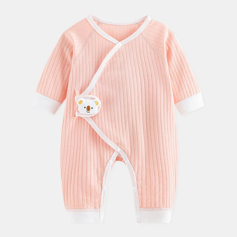 Baby Girl Cotton Clothes Koala Stickers Macaron Color