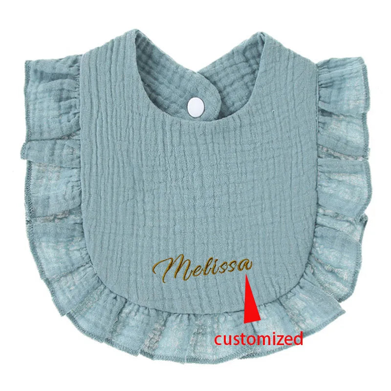 Baby Comforter Bibs Lace Cotton Newborn Accessories