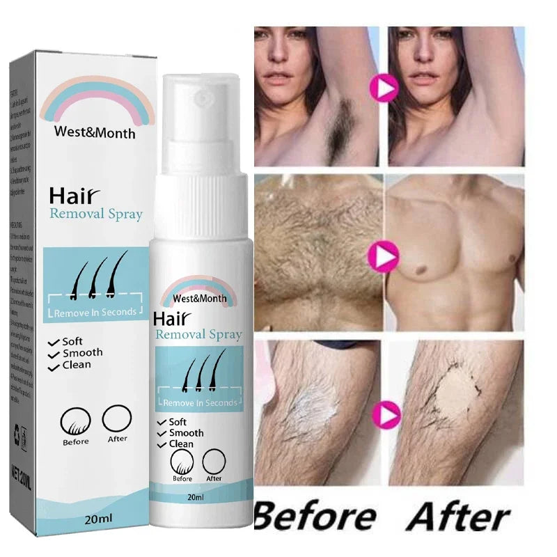 Quick Hair Removal Spray Armpit Permanent for Women Gentle Body Legs Arm Hair Growth Inhibitors Healthy Painless Care Products