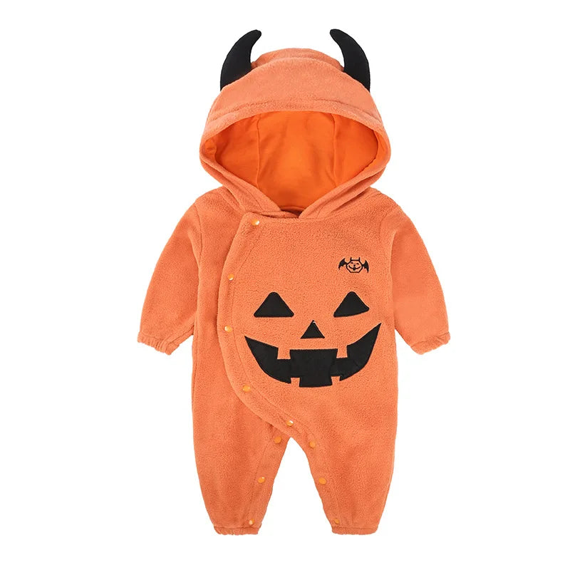 Halloween Costumes Baby Pumpkin Jumpsuit 0-3T