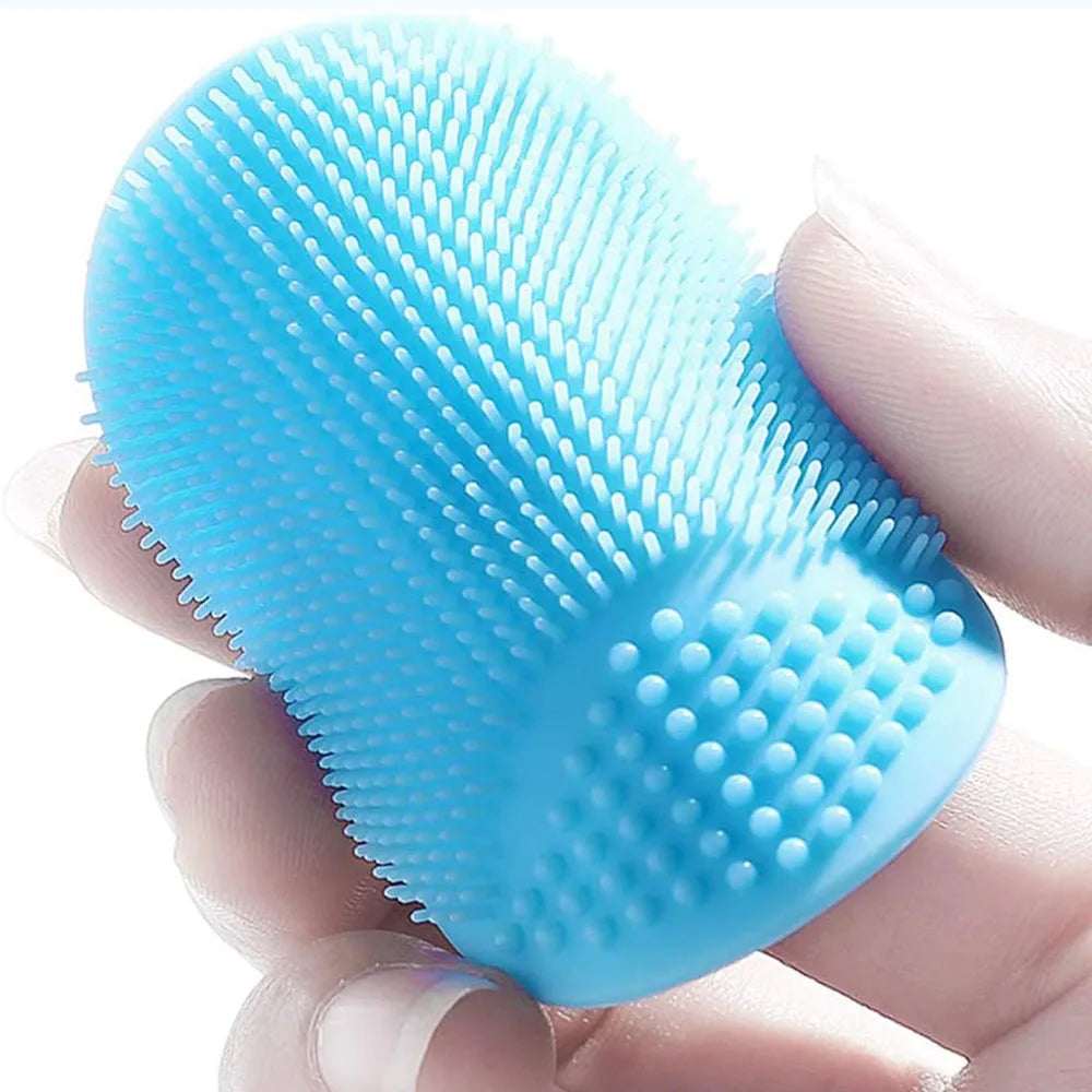 Baby Silicone Bath Massaging Brush for Hair Care