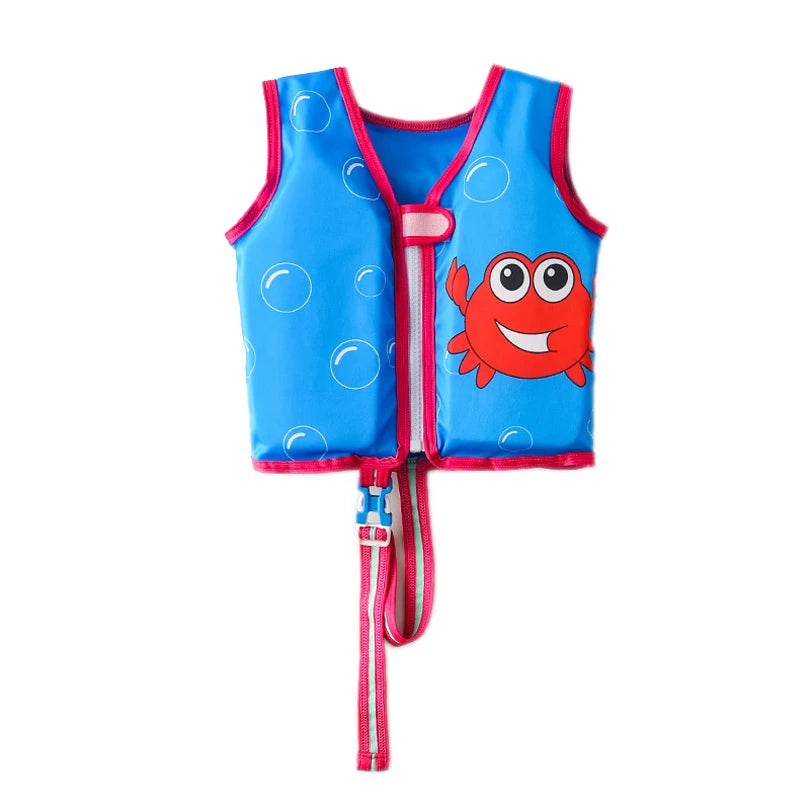 Baby Swim Buoyant Vest Kids Learn Swimming Aids Swim Trainer Child Life Jacket Boy Girl Cute Swimsuit Swimming Pool Accessories