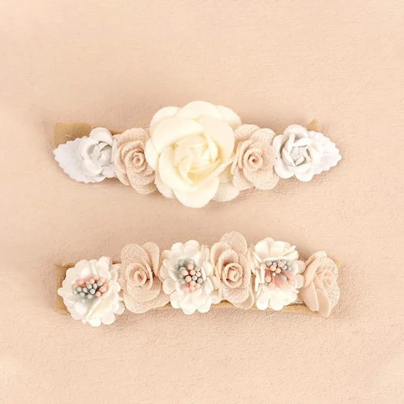 Baby Girl Newborn Elastic Flower Toddler Hair Band