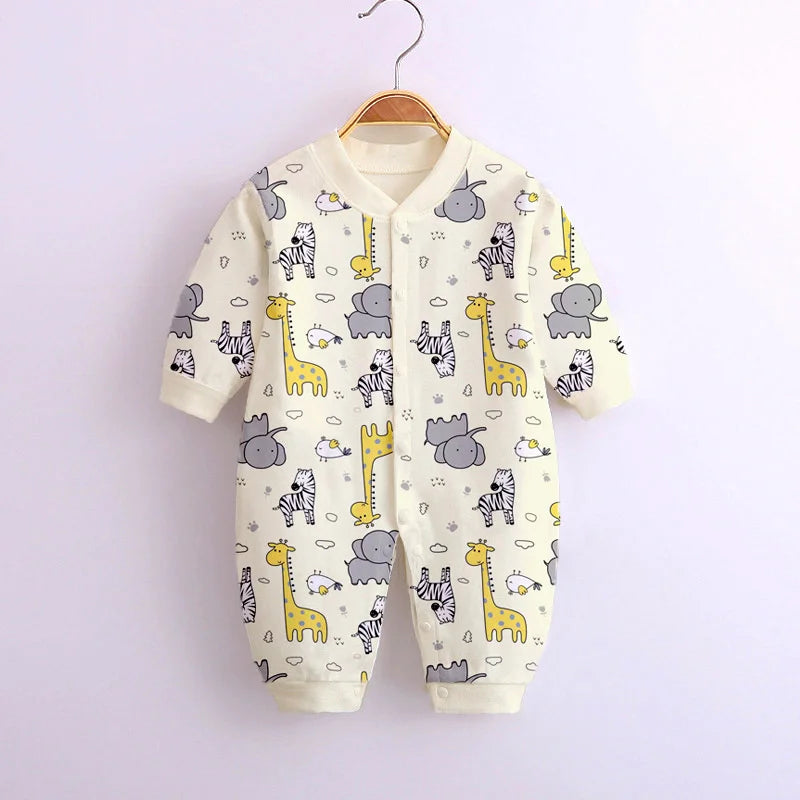 Baby Set 0-24M Neonatal Cartoon Breathable Bodysuit