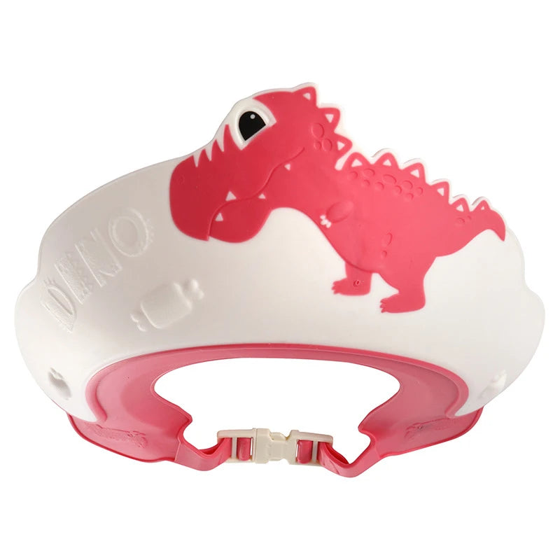 Children Shampoo Cap Protect Eye Water-proof Hair Shield Cap for Infant Baby Soft Cartoon Bath Visor Hat Adjustable Baby Shower