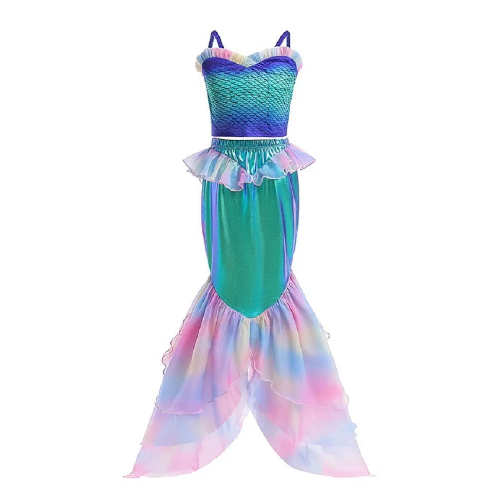 Frozen Elsa Anna Princess Cosplay Dress Baby Costume