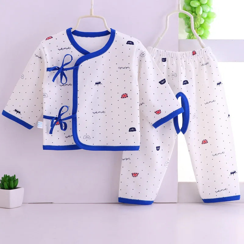 Cotton Tops+Pant 2Pcs Set Soft Underwear
