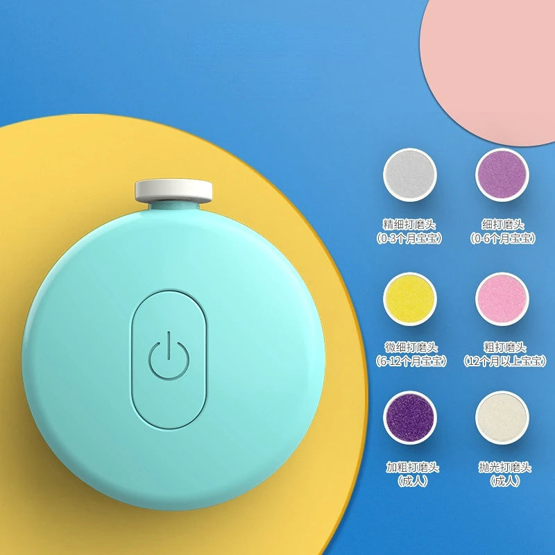 Baby Electric Nail Trimmer Kid Nail Polisher Tool Baby Care Kit Manicure Set Easy To Trim Nail Filer Clippers Cutter For Newborn