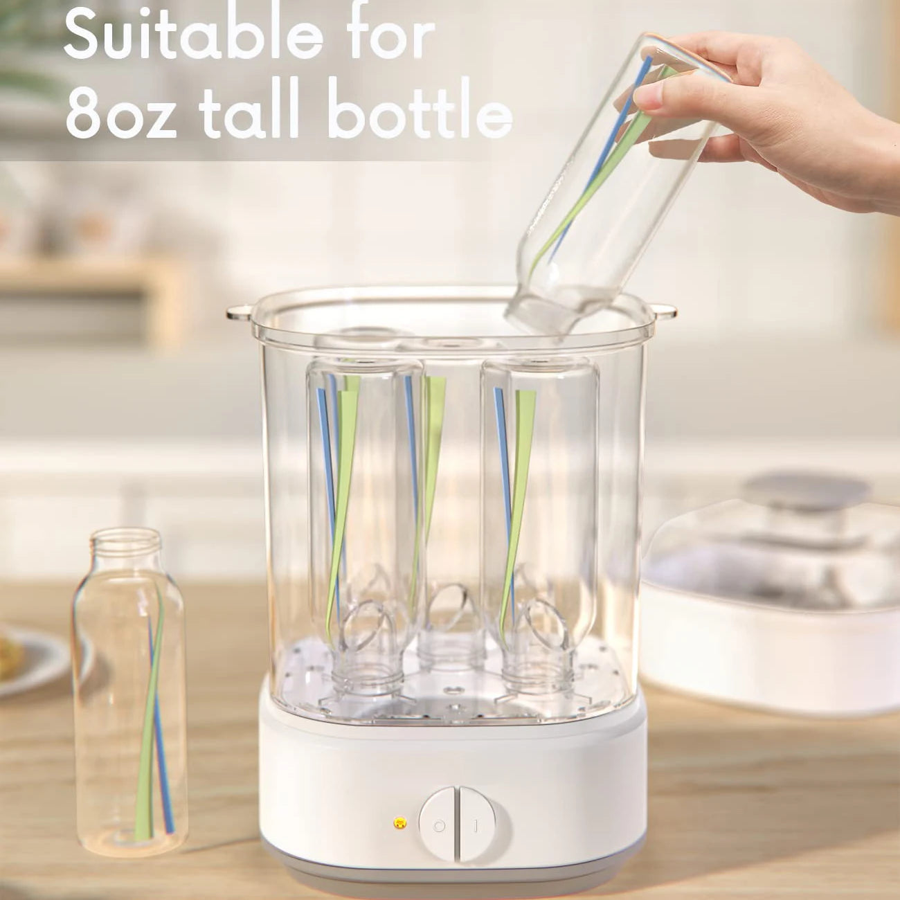 Baby Feeding Bottle Warmer & Sterilizers Food Milk Warmers Bottle Steam Sterilizer Electric Baby Bottle Sanitizer with Timer