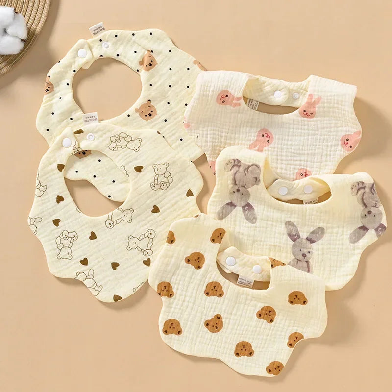 Newborn Baby Bibs Pure Cotton Class A Saliva Towel