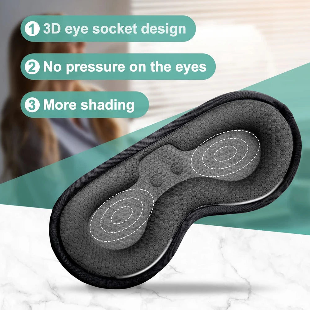 Reusable USB Electric Eye Care Massager Relieve Tired Eyes Dry Eyes Sleep Blindfold