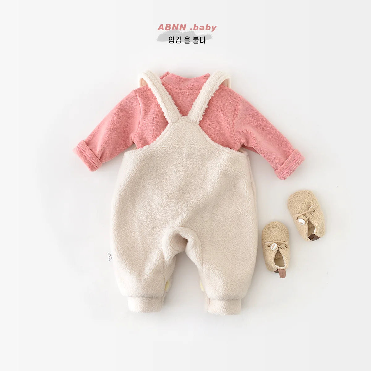 Winter Baby Girl 2PCS Clothes Set Fleece Long Sleeve