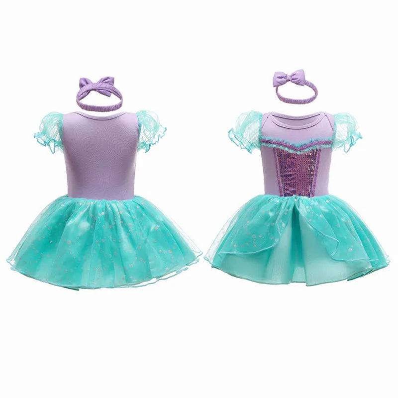 Baby Disney Mermaid Snow White Elsa Cinderella Costume