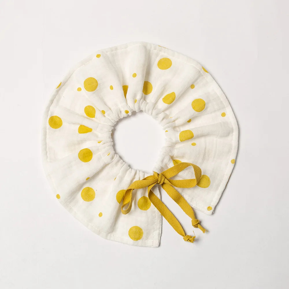 Cotton Gause Baby Bibs Fashion bib 360 Flower Newborn Bib Infant Burp Cloths Bandana Scarf for Kid Girl Boy Feeding Saliva Towel