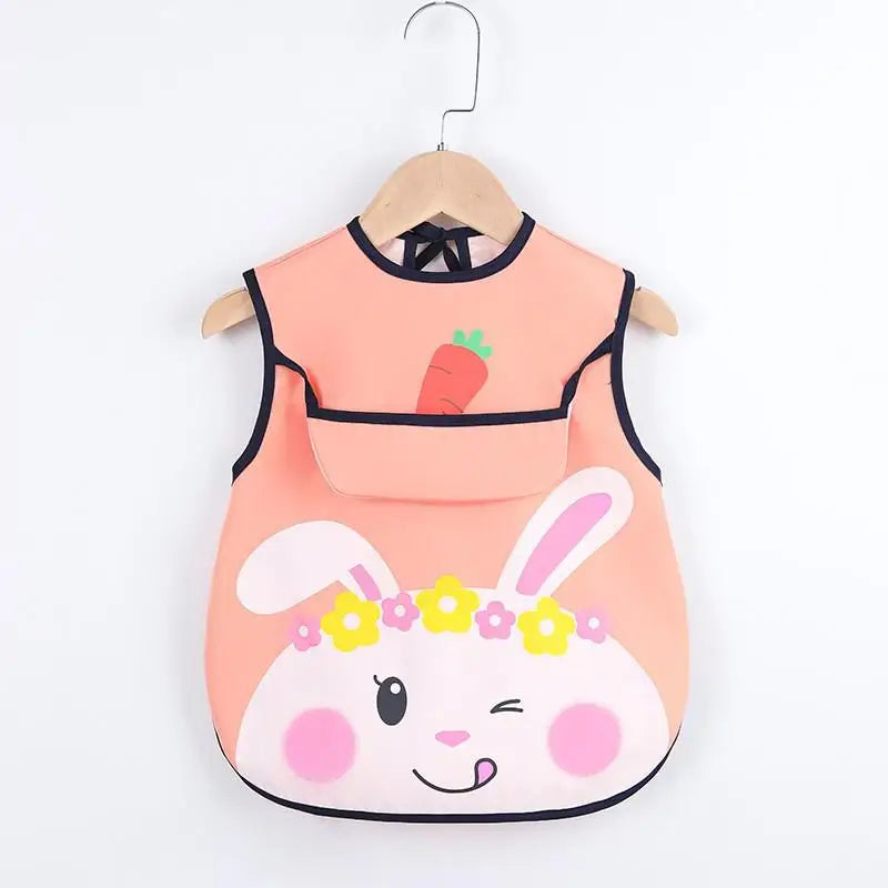 Baby Feeding Bib Apron Pocket Infant